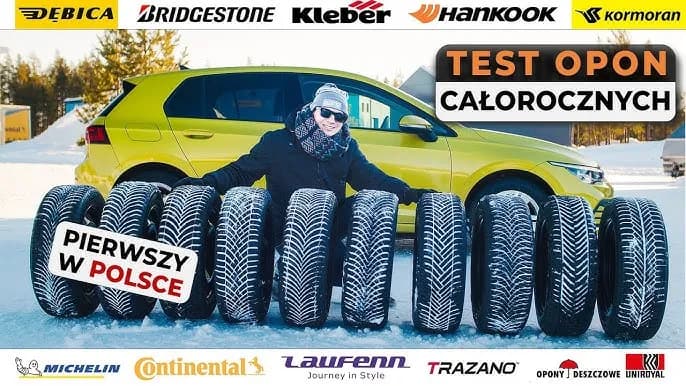 Najlepsze opony całoroczne 2025 – ranking, testy i opinie użytkowników